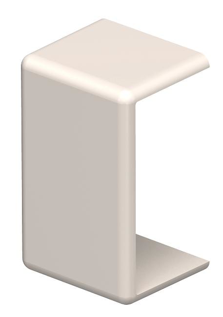 OBO BETTERMANN - Coprigiunto 10x20mm in Polivinilcloruro bianco crema RAL 9001 WDHS10020CW.