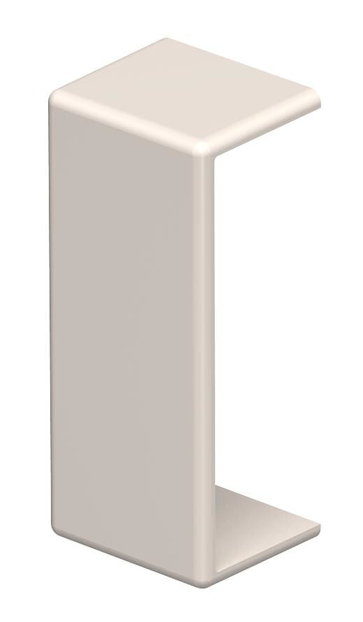 OBO BETTERMANN - Coprigiunto 10x30mm in Polivinilcloruro bianco crema RAL 9001 WD-HS10030CW.