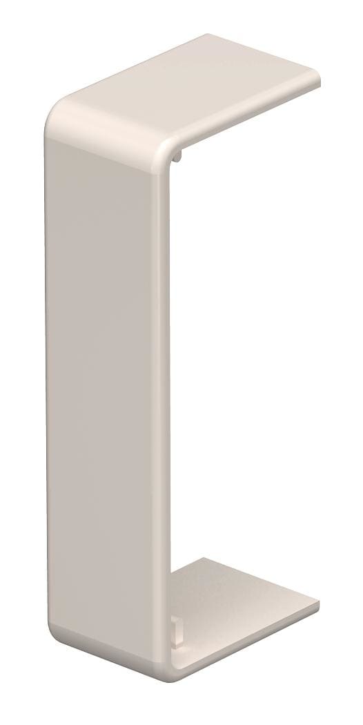 OBO BETTERMANN - Coprigiunto 20x50mm in Polivinilcloruro bianco crema RAL 9001 WD-HS20050CW.