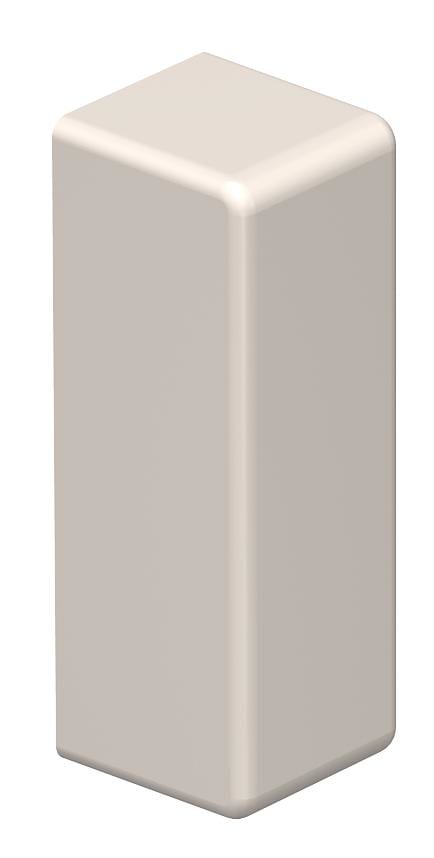 OBO BETTERMANN - Elemento terminale 10x30mm in Polivinilcloruro bianco crema RAL 9001.
