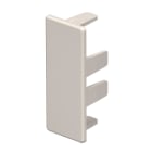 OBO BETTERMANN - Elemento terminale 20x50mm in polivinilcloruro bianco crema RAL 9001 WD HE20050CW.