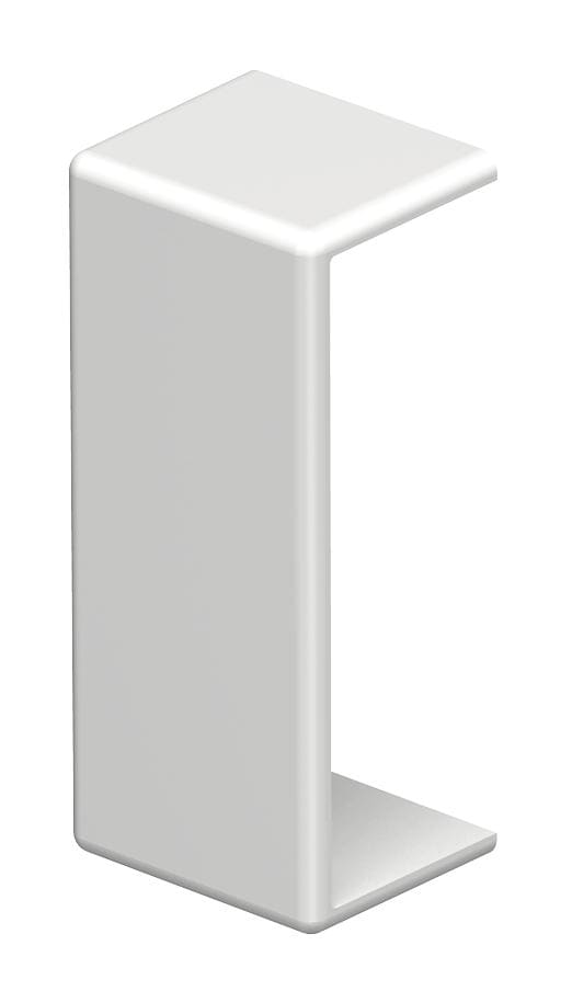 OBO BETTERMANN - Coprigiunto 10x30mm in Polivinilcloruro bianco RAL 9010 WD-HS10030RW.