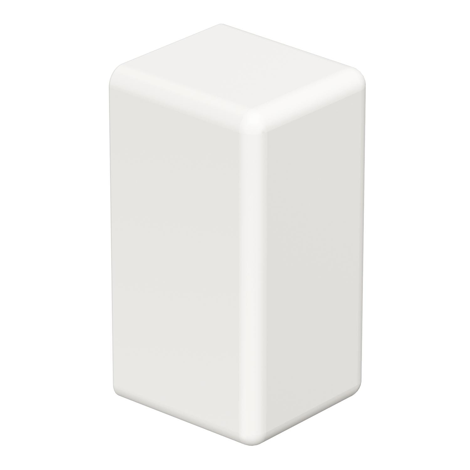 OBO BETTERMANN - Elemento terminale 10x20mm in Polivinilcloruro bianco RAL 9010 per WDK HE10020RW. 6154514