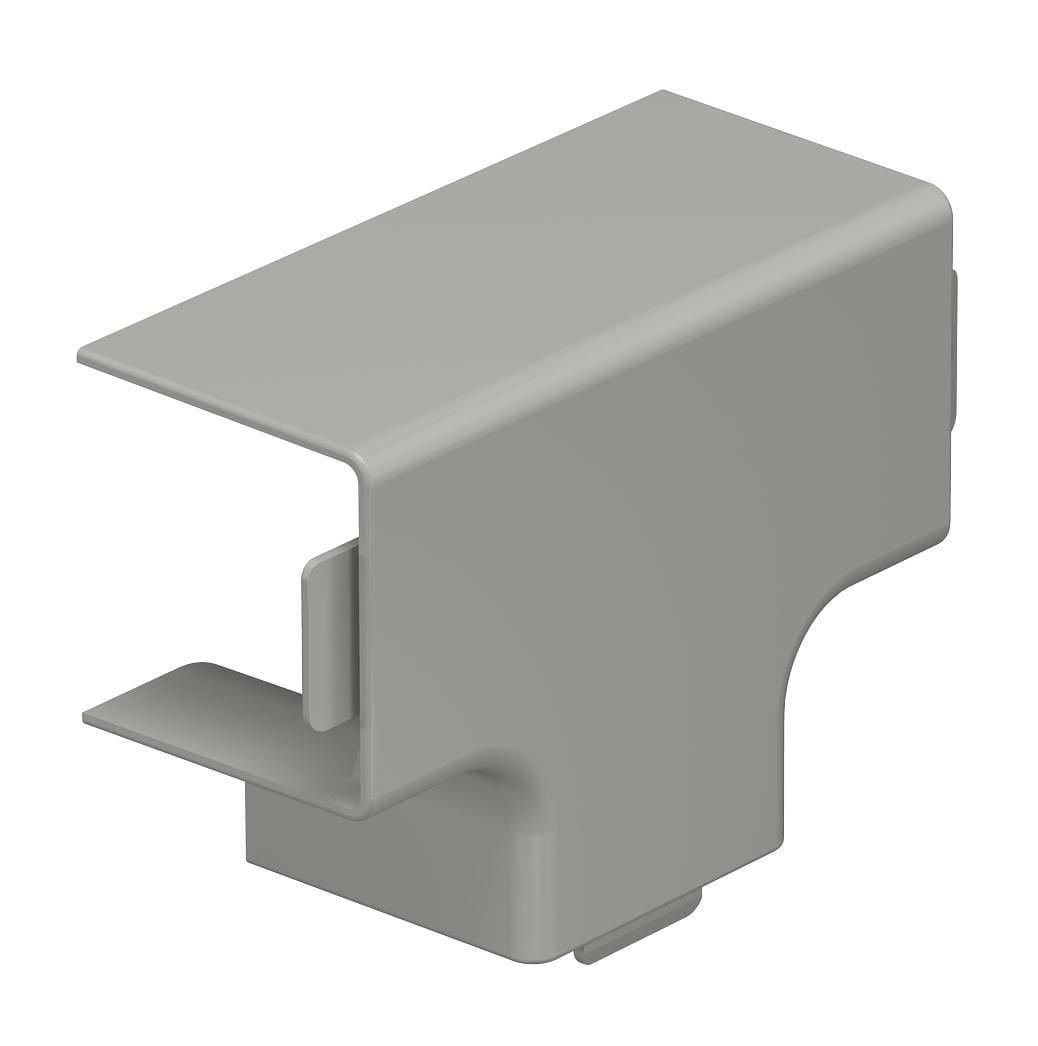 OBO BETTERMANN - Coperchio derivazione a T 30x30mm in Polivinilcloruro grigio pietra RAL 7030 WD HT30030GR.