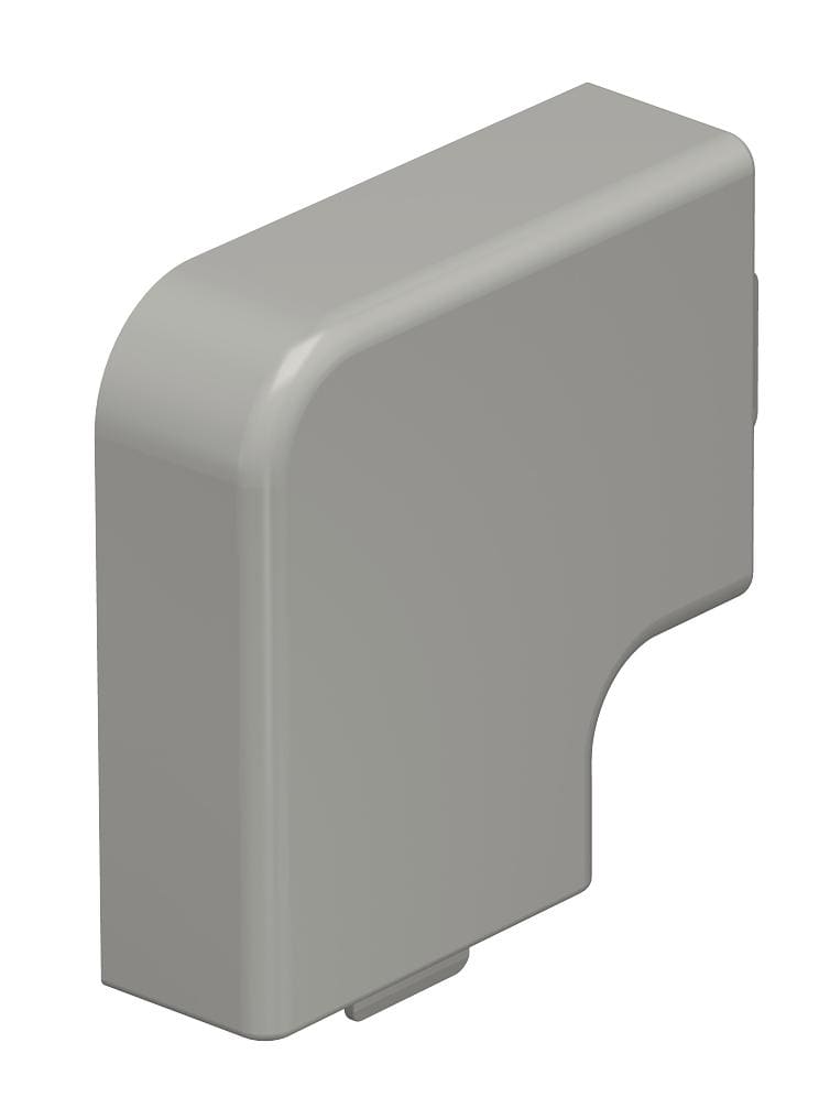 OBO BETTERMANN - Coperchio angolo piano 15x40mm Polivinilcloruro grigio pietra RAL 7030 WDHF15040GR.