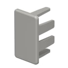 OBO BETTERMANN - Elemento terminale 15x30mm in Polivinilcloruro grigio pietra RAL 7030.