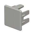 OBO BETTERMANN - Elemento terminale 25x25mm in Polivinilcloruro grigio pietra RAL 7030 WD HE25025GR.