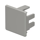 OBO BETTERMANN - Elemento terminale 30x30mm in polivinilcloruro grigio pietra RAL 7030 WD HE30030GR.