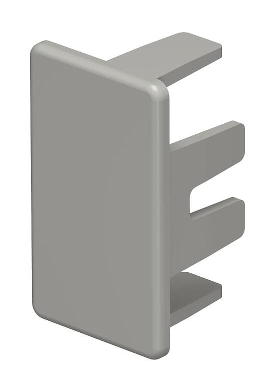 OBO BETTERMANN - Elemento terminale 20x35mm in Polivinilcloruro grigio pietra RAL 7030 WDKELEMENTOTERMINALEHE20035GR
