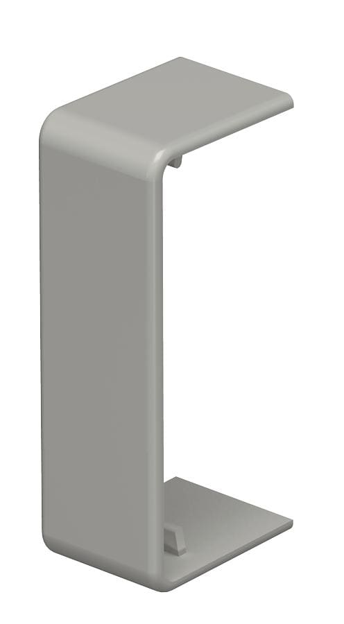 OBO BETTERMANN - Coprifuga 15x40mm in PVC grigio pietra RAL 7030.