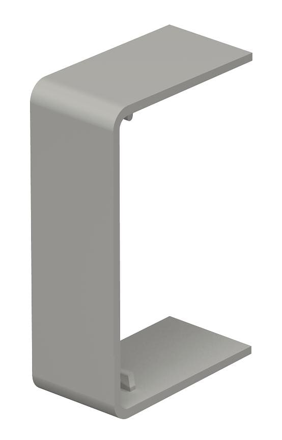 OBO BETTERMANN - Coprifuga 25x40mm in PVC grigio pietra RAL 7030.