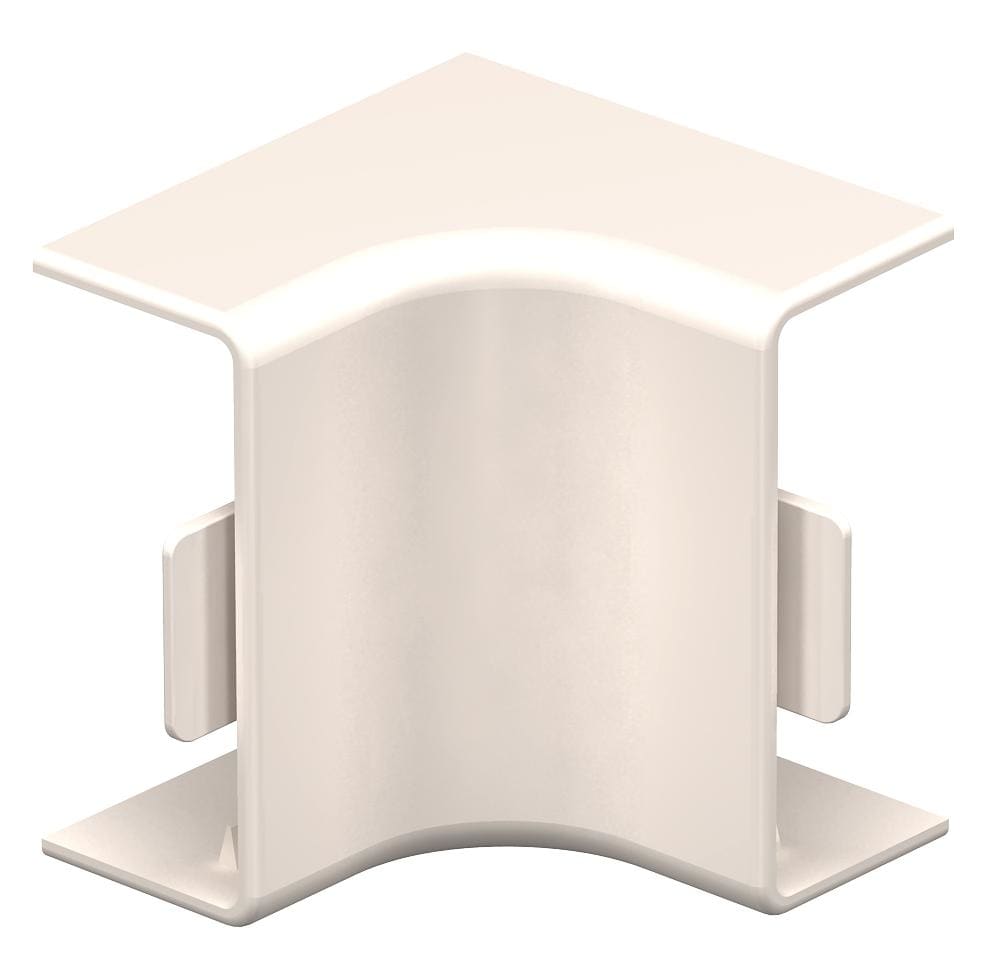 OBO BETTERMANN - Coperchio angolo interno 15x40mm in Polivinilcloruro bianco crema RAL 9001 WD HI15040CW.