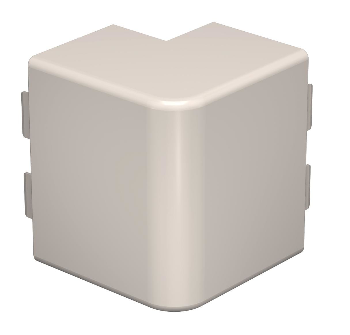 OBO BETTERMANN - Coperchio angolare esterno 60x110mm in Polivinilcloruro bianco crema RAL 9001.