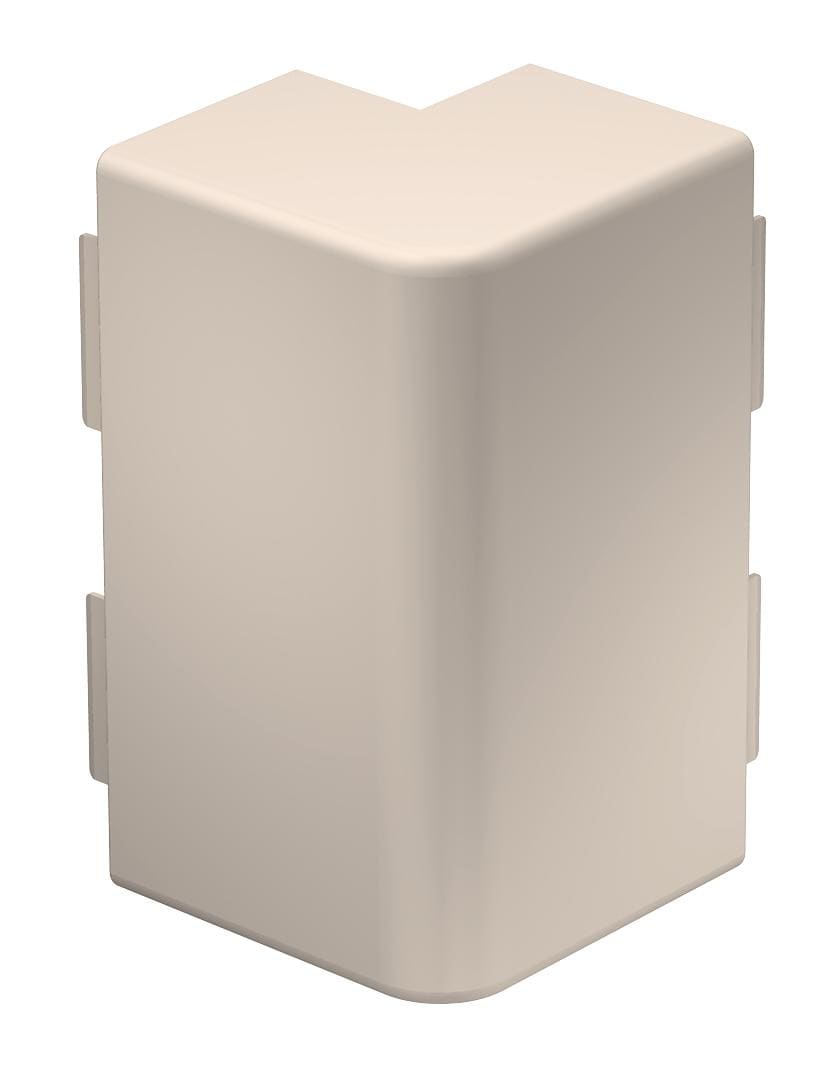 OBO BETTERMANN - Coperchio angolare esterno 60x170mm in Polivinilcloruro bianco crema RAL 9001 WD60170CW.