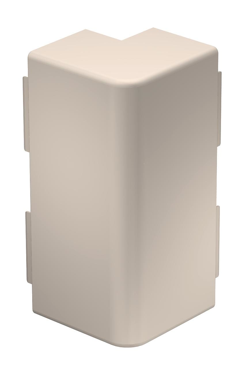 OBO BETTERMANN - Coperchio angolare esterno 60x210mm in Polivinilcloruro bianco crema RAL 9001.