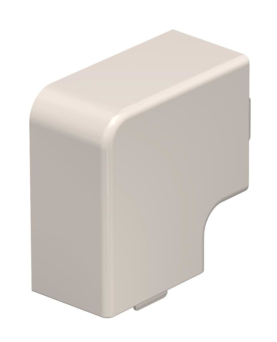 OBO BETTERMANN - Coperchio angolo piano 30x45mm in Polivinilcloruro bianco crema RAL 9001.