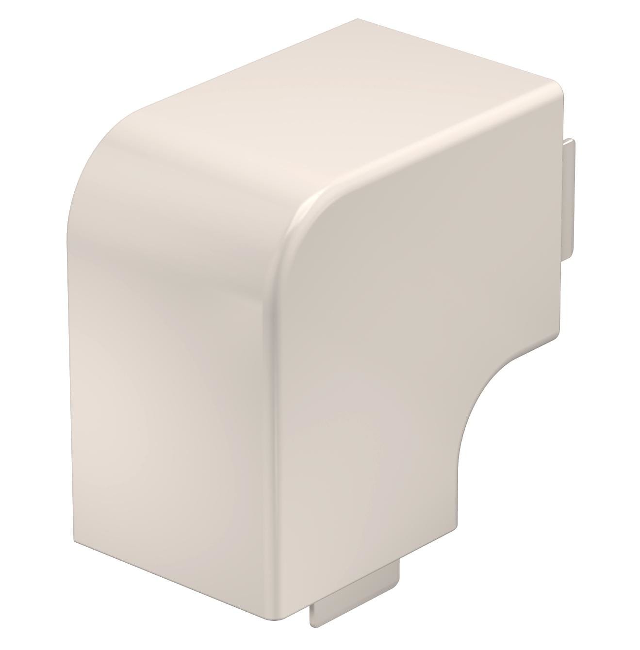 OBO BETTERMANN - Coperchio angolo piano 60x60mm in Polivinilcloruro bianco crema RAL 9001 WD HF60060CW.