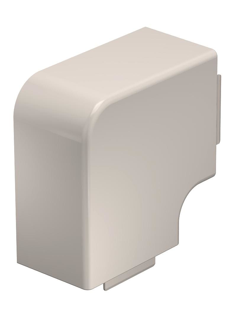OBO BETTERMANN - Coperchio angolo piano 60x90mm in Polivinilcloruro bianco crema RAL 9001.
