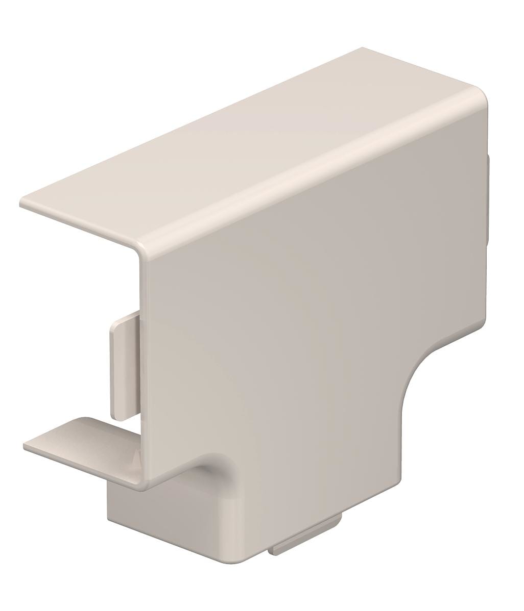 OBO BETTERMANN - Coperchio derivazione a T 25x40mm in Polivinilcloruro bianco crema RAL 9001 WDHT25040CW.