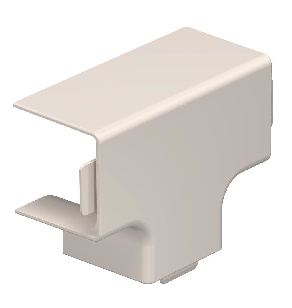 OBO BETTERMANN - Coperchio derivazione a T 30x30mm in Polivinilcloruro bianco crema RAL 9001 WD HT30030CW.