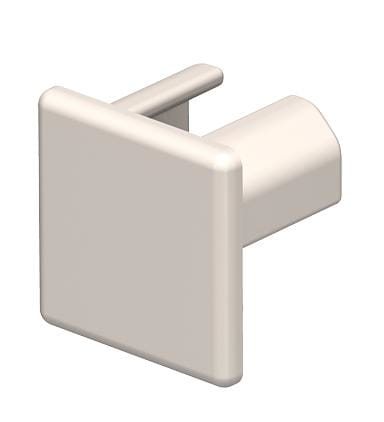 OBO BETTERMANN - Elemento terminale 15x15mm in polivinilcloruro bianco crema RAL 9001.