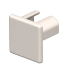 OBO BETTERMANN - Elemento terminale 15x15mm in polivinilcloruro bianco crema RAL 9001.