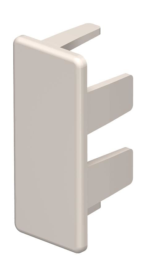 OBO BETTERMANN - Elemento terminale 15x40mm in Polivinilcloruro bianco crema RAL 9001 WD HE15040CW. 6162525