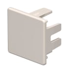 OBO BETTERMANN - Elemento terminale 30x30mm in Polivinilcloruro bianco crema RAL 9001 WD HE30030CW.