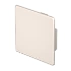 OBO BETTERMANN - Elemento terminale 60x60mm in polivinilcloruro bianco crema RAL 9001 HE60060CW WDK.