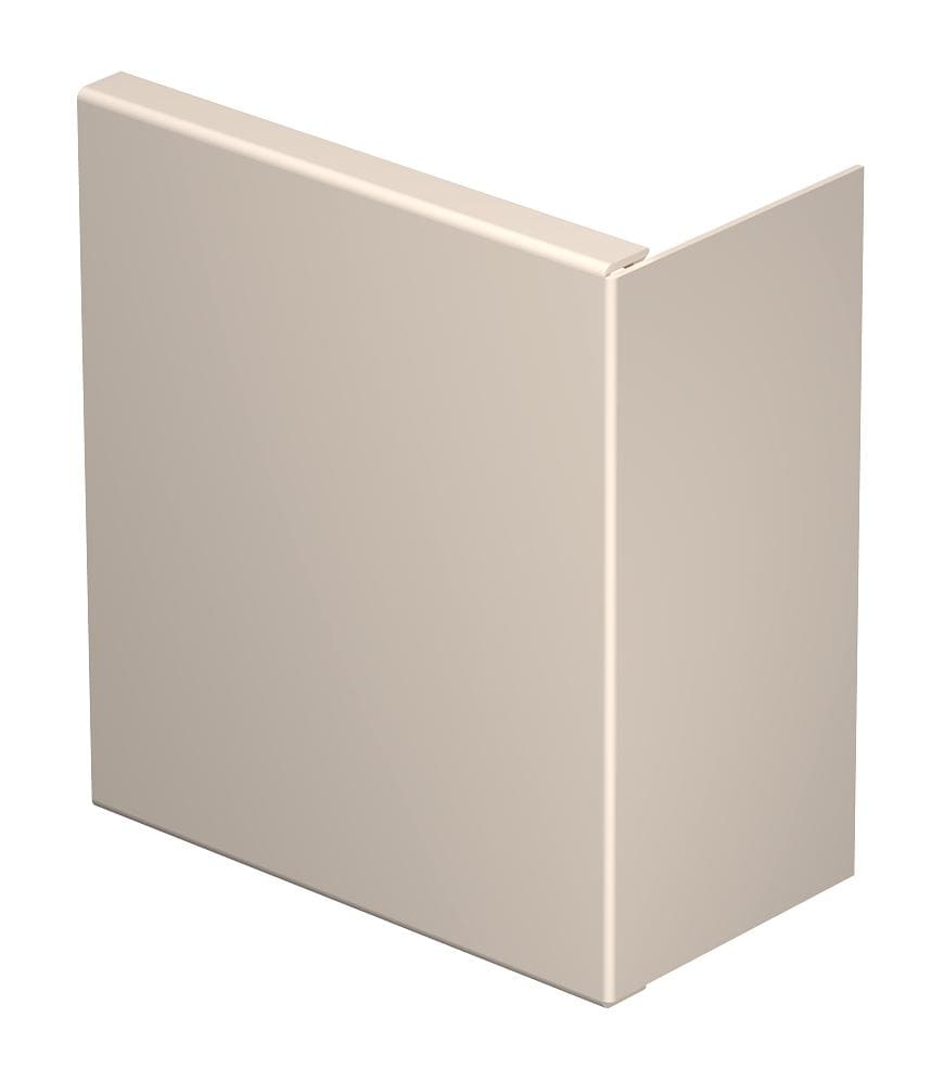 OBO BETTERMANN - Elemento terminale 80x170mm in polivinilcloruro bianco crema RAL 9001.