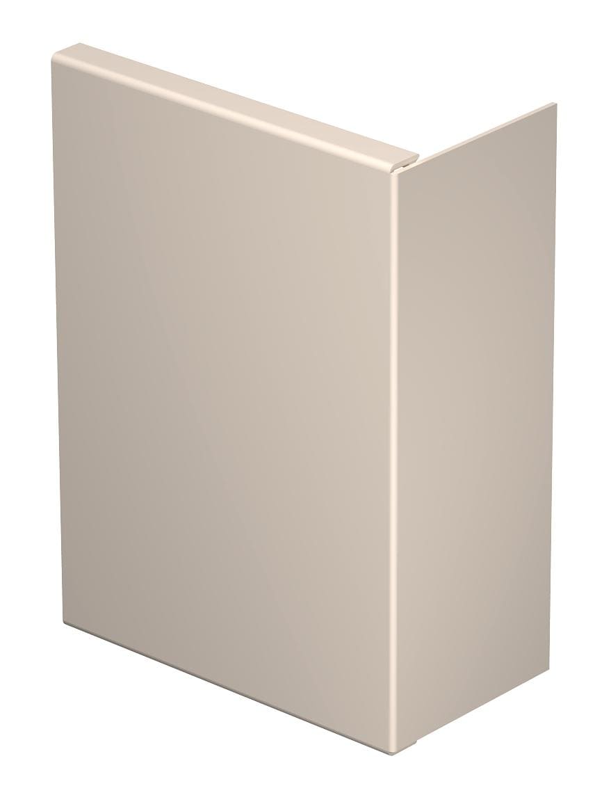 OBO BETTERMANN - Elemento terminale 80x210mm in polivinilcloruro bianco crema RAL 9001.