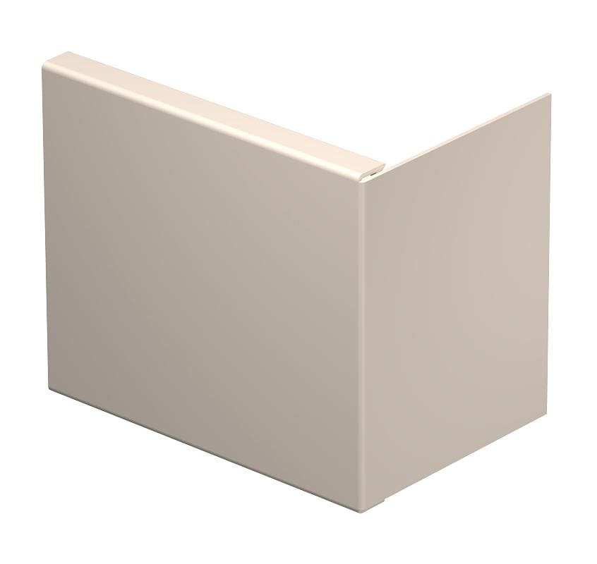 OBO BETTERMANN - Elemento terminale 100x130mm in polivinilcloruro bianco crema RAL 9001.