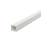 OBO BETTERMANN - Canale portacavi parete halogen-free 20x20x2000 in Policarbonato/acrilnitrile butadiene stirolo bianco RAL 9010.