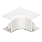 OBO BETTERMANN - Coperchio angolo interno halogen-free 20x20mm in Policarbonato/acrilnitrile butadiene stirolo bianco RAL 9010.