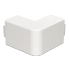 OBO BETTERMANN - Coperchio angolare esterno halogen-free 40x60mm in Policarbonato/acrilnitrile butadiene stirolo bianco RAL 9010.