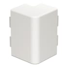 OBO BETTERMANN - Coperchio angolare esterno halogen-free 60x150mm in Policarbonato/acrilnitrile butadiene stirolo bianco RAL 9010.