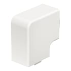 OBO BETTERMANN - Coperchio angolo piano halogen-free 30x45mm in Policarbonato/acrilnitrile butadiene stirolo bianco RAL 9010.
