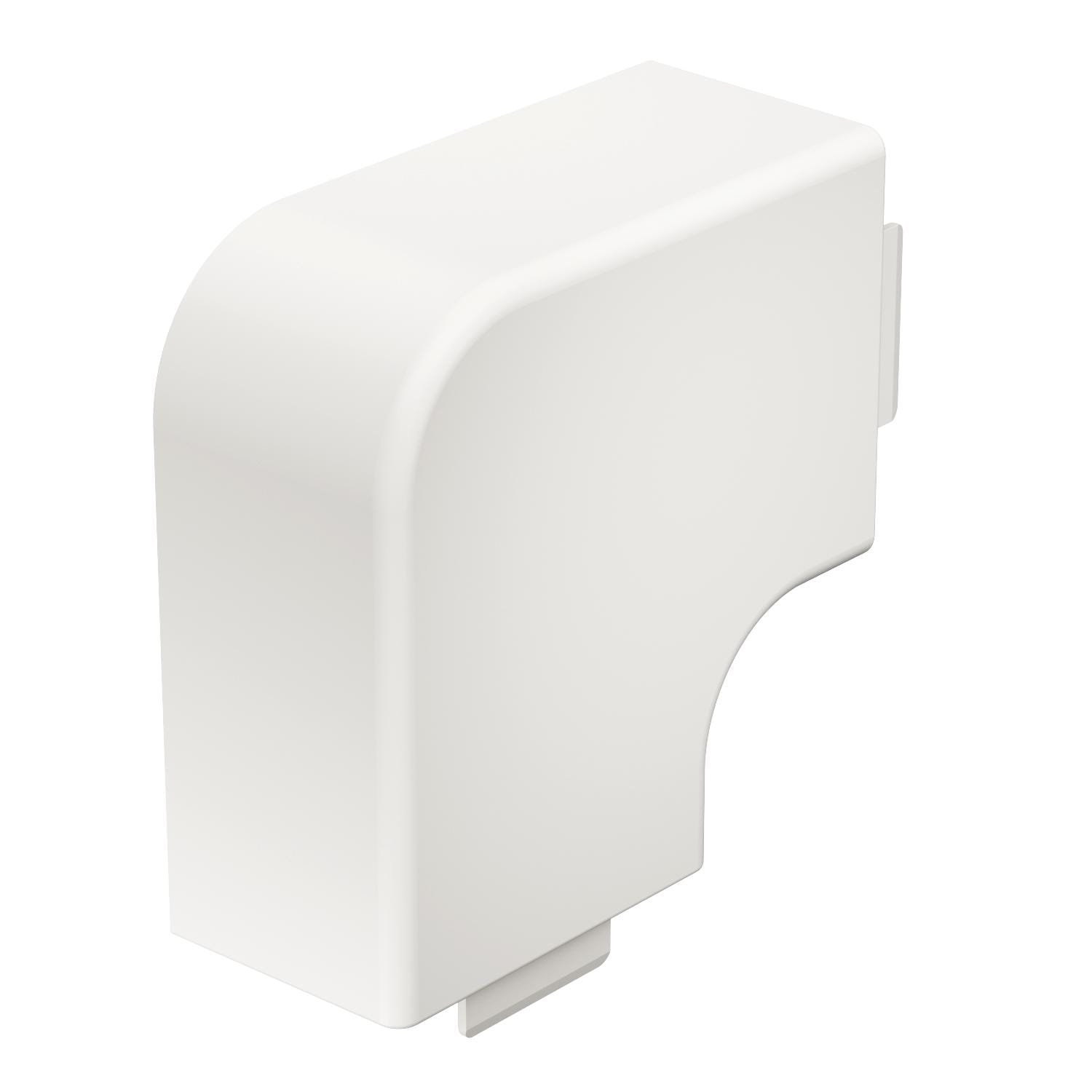 OBO BETTERMANN - Coperchio angolo piano halogen-free 40x60mm in Policarbonato/acrilnitrile butadiene stirolo bianco RAL 9010.