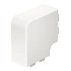 OBO BETTERMANN - Coperchio angolo piano halogen-free 60x110mm in Policarbonato/acrilnitrile butadiene stirolo bianco RAL 9010.