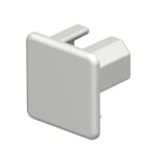 OBO BETTERMANN - Elemento terminale halogen-free 20x20mm in policarbonato/acrilnitrile butadiene stirolo grigio chiaro RAL 7035.