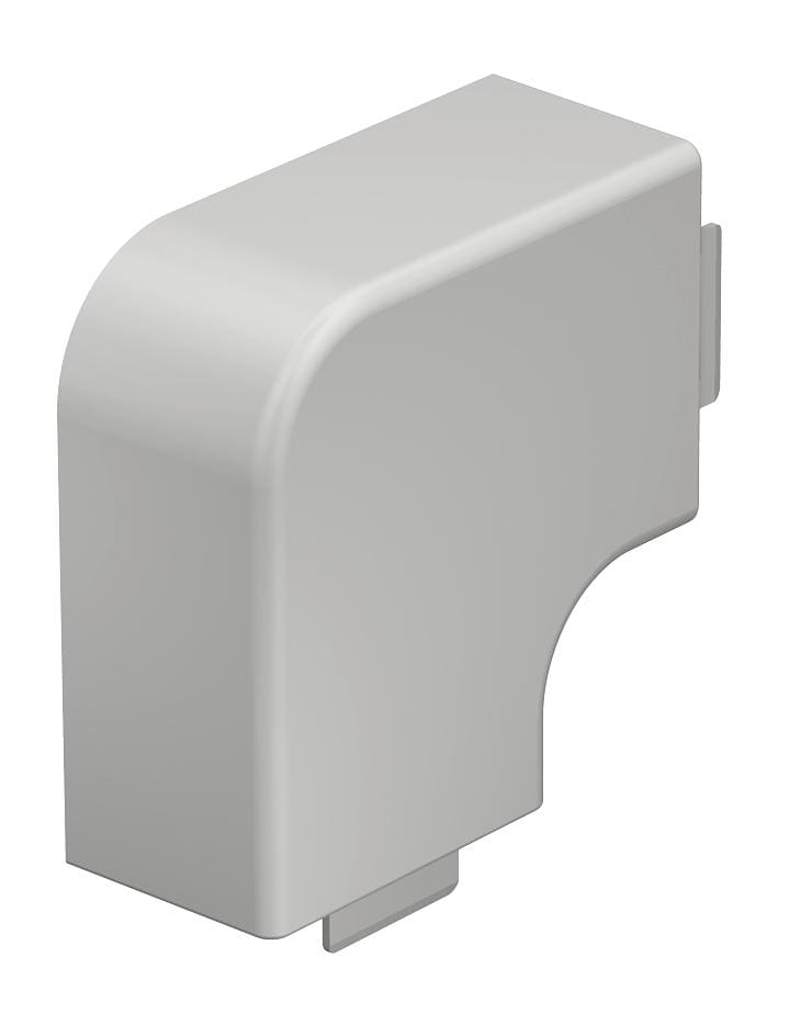 OBO BETTERMANN - Coperchio angolo piano halogen-free 40x60mm in Policarbonato/acrilnitrile butadiene stirolo grigio chiaro RAL 7035.