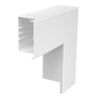 OBO BETTERMANN - Curva piana 300x130x100 in Polivinilcloruro bianco traffico RAL 9016 WD F100130VW.