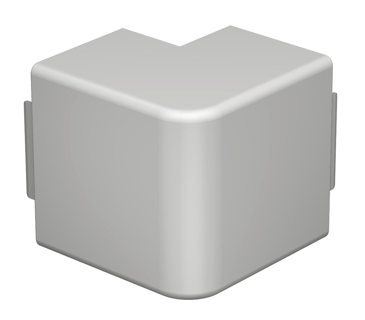 OBO BETTERMANN - Coperchio angolare esterno 60x90mm in Polivinilcloruro grigio chiaro RAL 7035 WD-HA60090LGR.