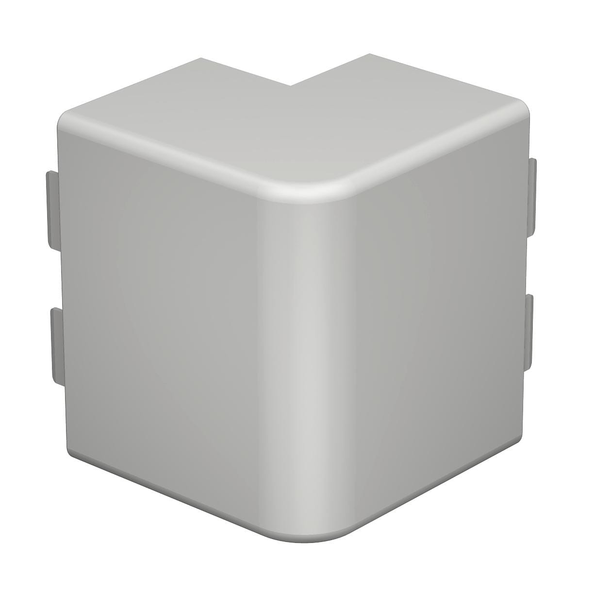 OBO BETTERMANN - Coperchio angolare esterno 60x110mm in Polivinilcloruro grigio chiaro RAL 7035 WD-HA60110LGR.