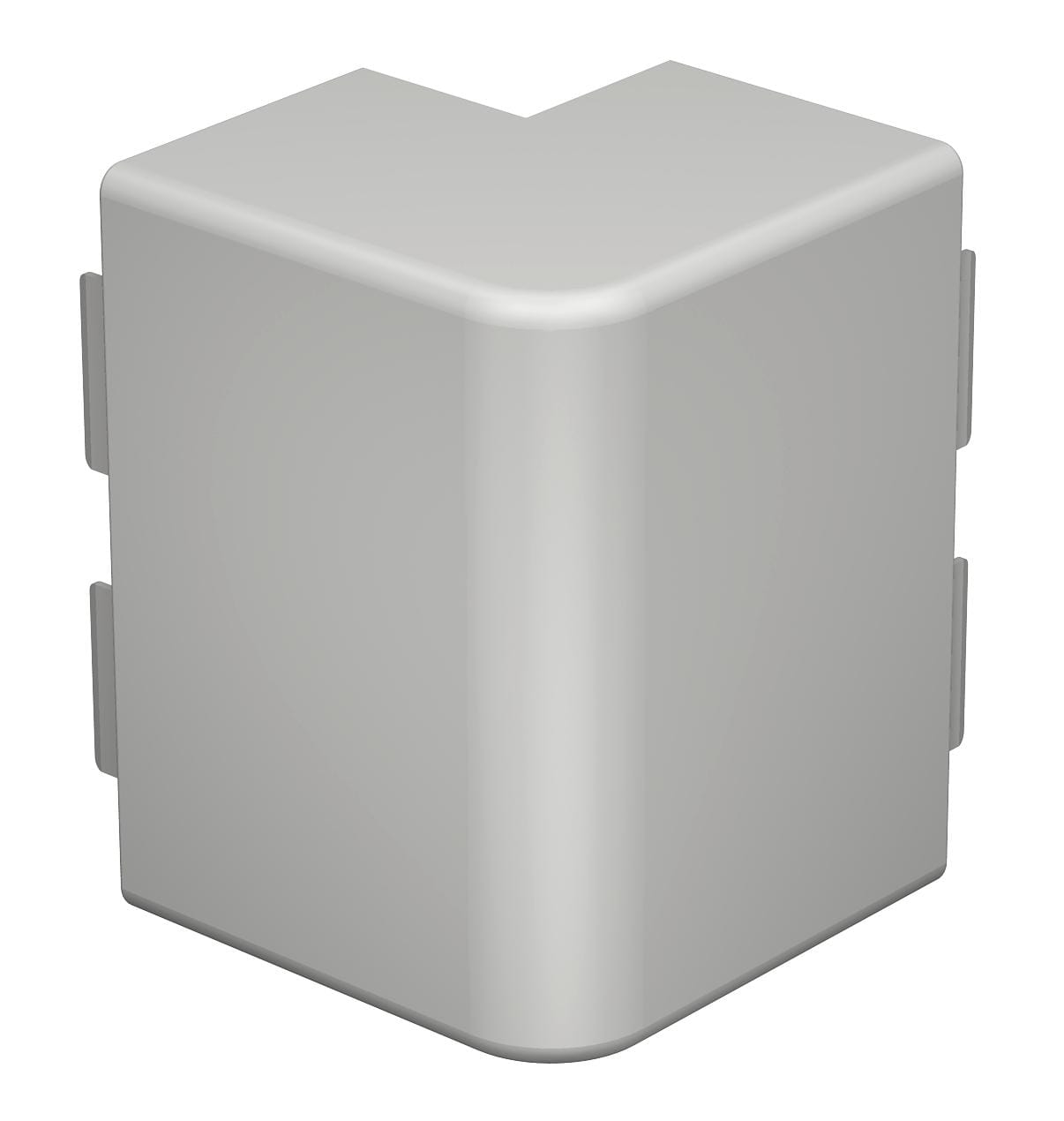 OBO BETTERMANN - Coperchio angolare esterno 60x130mm in Polivinilcloruro grigio chiaro RAL 7035.
