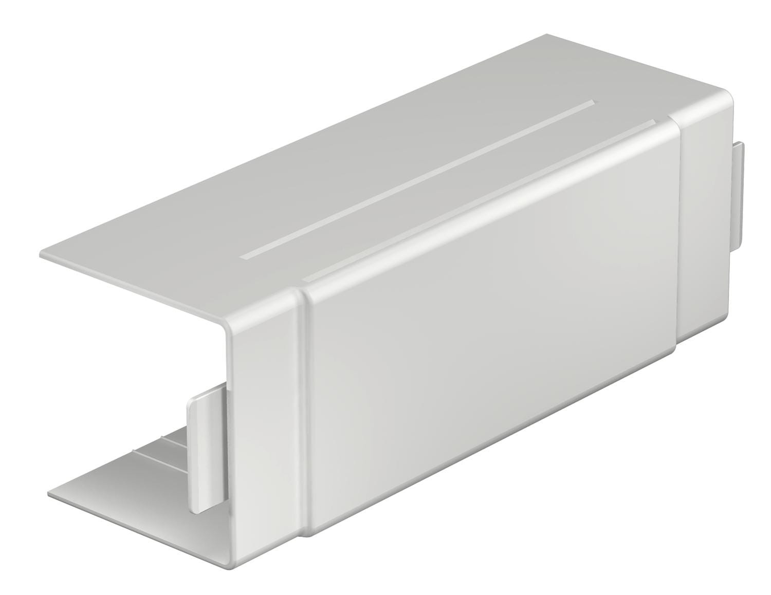 OBO BETTERMANN - Coperchio derivazione a T 60x60mm in Polivinilcloruro grigio chiaro RAL 7035.