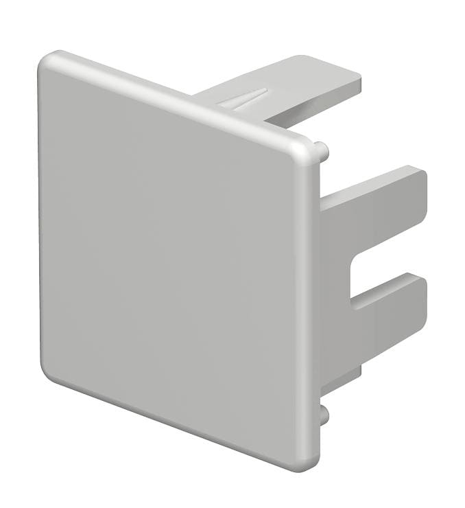 OBO BETTERMANN - Elemento terminale 30x30mm in Polivinilcloruro grigio chiaro RAL 7035 HE30030LGR.