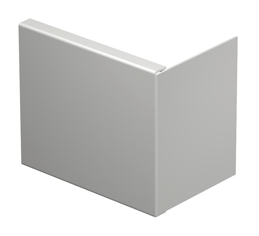 OBO BETTERMANN - Elemento terminale 100x130mm in polivinilcloruro grigio chiaro RAL 7035.