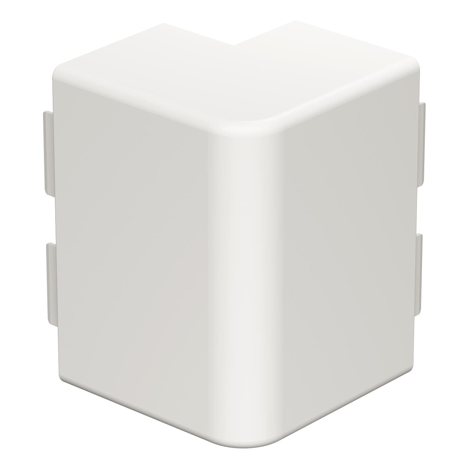 OBO BETTERMANN - Coperchio angolare esterno 60x130mm in Polivinilcloruro bianco RAL 9010.