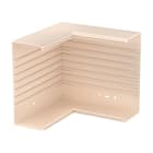OBO BETTERMANN - Angolo interno 250x230x100 in polivinilcloruro bianco crema RAL 9001 per angoli interni impeccabili.